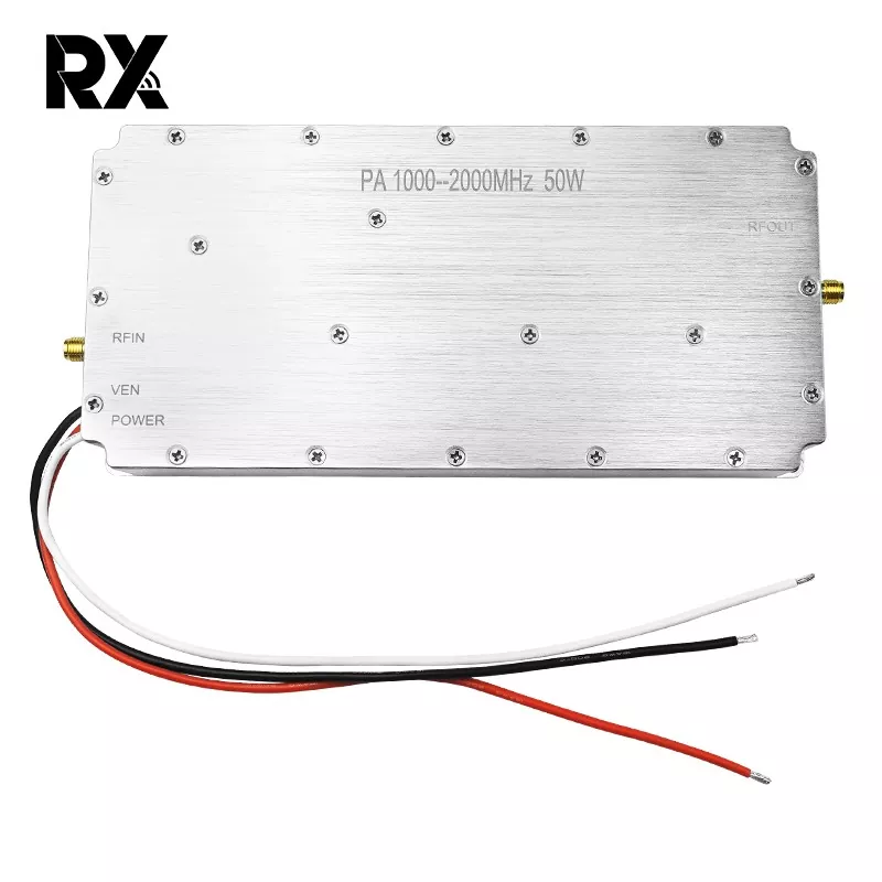 50W 1000-2000MHz नो-सिग्नल-स्रोत पॉवर ॲम्प्लिफायर