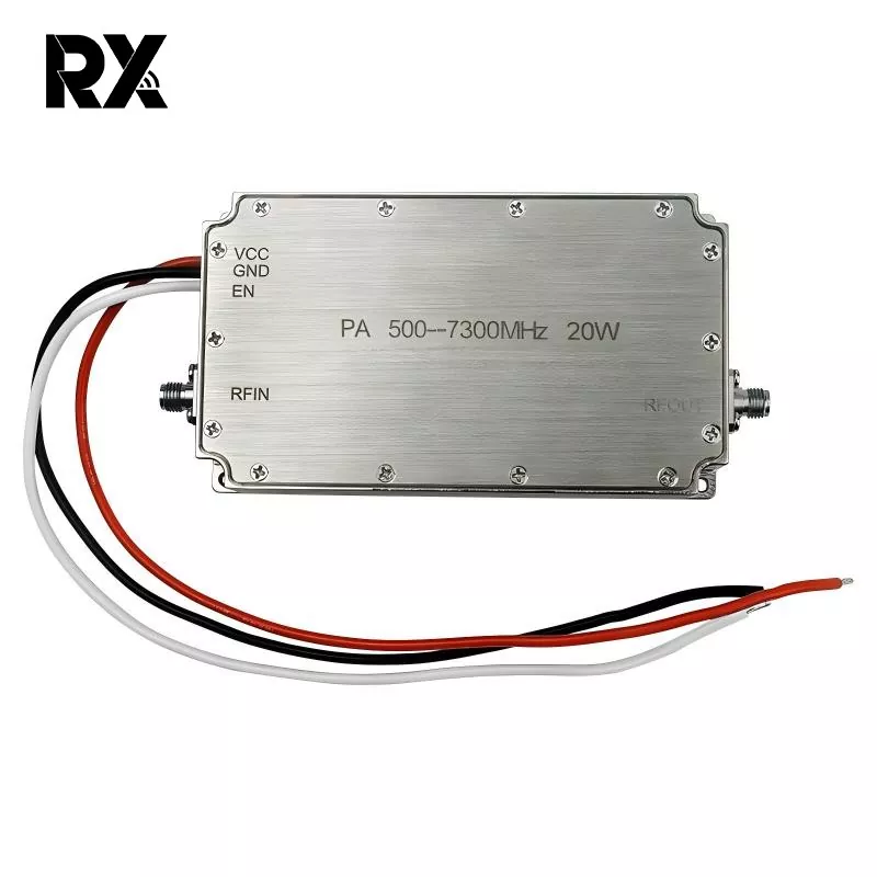 20W 500-7300MHz अल्ट्रावाइडबँड पॉवर ॲम्प्लीफायर